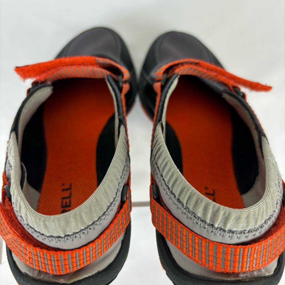 Merrell River Glove Shoes Mary Jane Flats Water Resistant Gray Orange Size 5 - Picture 10 of 14